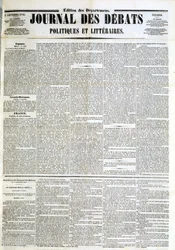 Het Journal des Débats van 05/09/1845