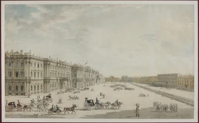 Het Paleisplein in Sint-Petersburg