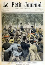 Het Zola-proces in Versailles - in “Le Petite Journal” van 31/07/1898