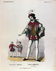 Het personage van de Hertog van Mantua in de opera 