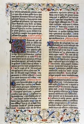 De Latijnse Bijbel van Gutenberg met 42 regels - 1455.