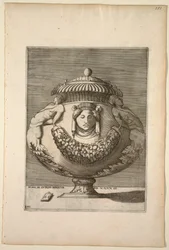 Vaas versierd met figuren, rinceaux en festoenen, 1543
