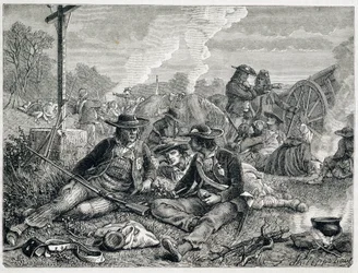 Vendeese opstandelingen - gravure