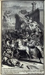 Met de twee legers die de opkomst van de dageraad samenvoegen, stuurde Jupiter Iris om Hector te vertellen zich terug te trekken uit de strijd en pas terug te keren wanneer Agamemnon gewond raakt en gedwongen zou zijn zich van het slagveld terug te trekken