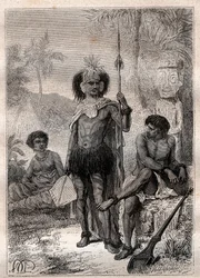 Inboorlingen van de Marquesaseilanden - Reis van kapitein James Cook