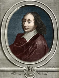 Portret van Blaise Pascal (1623-1662), Frans natuurkundige, wiskundige en schrijver