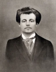 Alfred Jarry, ca. 1900 (z/w foto)