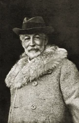 Baron Edmond de Rothschild (b/w photo)