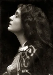 Eleonora Duse - portret profiel