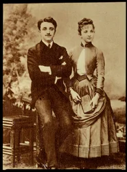 Georges en Jeanne Hugo (kleinkinderen van Victor Hugo)