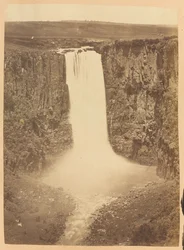 Howick Falls, Umgeni-rivier, Natal Provincie, Zuid-Afrika, circa 1882