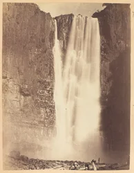 Howick Falls, Umgeni-rivier, Natal-provincie, Zuid-Afrika, ca. 1882
