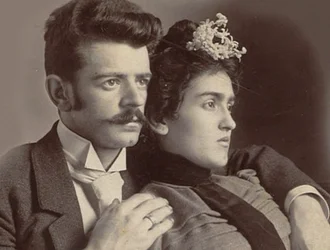 Matilde Calderón en Guillermo Kahlo, de ouders van Frida Kahlo (foto)