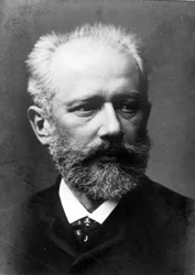 Piotr of Petr Iljitsj Tsjaikovski (1840-1893), Russische componist. 19e eeuwse foto