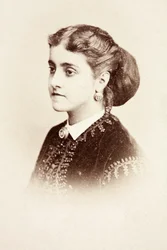 Portret van Adelina Patti