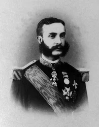 Portret van Alfonso XII (1857-1885), hij werd koning van Spanje van 1874 tot 1885 na een lang ballingschap in Europa