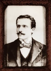 Portret van Arturo Toscanini in 1896