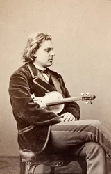 Portret van August Wilhelmj