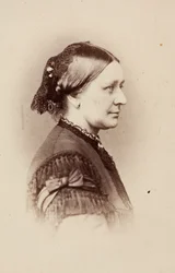 Portret van Clara Schumann