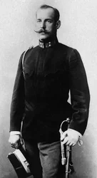Portret van Constantijn I (1868-1923) koning van Griekenland van 1913 tot 1917.