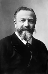 Portret van Edouard Colonne (zwart-wit foto)