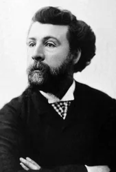 Portret van Edouard Pailleron (1834-1899), Franse dichter en toneelschrijver.