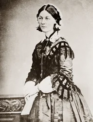 Portret van Florence Nightingale - Portret van de Britse filantroop Florence Nightingale (1820-1910)