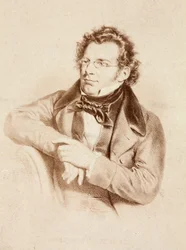 Portret van Franz Schubert, ca. 1860s