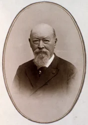 Portret van Franz von Suppe (zw/w foto)