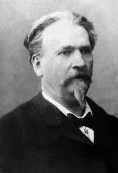 Portret van Frédéric Mistral (1830-1914), Franse dichter en schrijver.