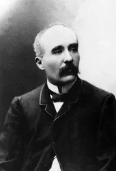 Portret van Georges Benjamin Clemenceau (1841-1929), journalist en politicus.
