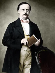 Portret van Hermann von Helmholtz (1821-1894) Duitse natuurkundige en fysioloog.