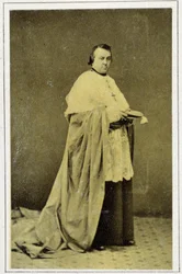 Portret van Monseigneur Lavigerie (1825 - 1892) in 1869