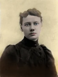 Portret van Nellie Bly (Elizabeth Jane Cochrane) 1864-1922 Amerikaanse journalist