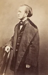 Portret van Richard Wagner, ca. jaren 1860