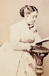 Portret van Therese Tietjens, ca. jaren 1860