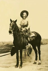 Portret van William Frederic Cody (1846-1917), bekend als Buffalo Bill
