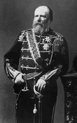 Portret van Willem III (1817-1890), Prins van Oranje-Nassau, Groothertog van Luxemburg en Koning der Nederlanden van 1849 tot 1890