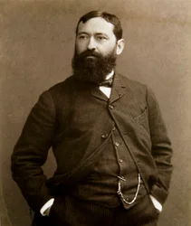 Portret van de Italiaanse schilder Giuseppe De Nittis (1846-1884) Fotografie