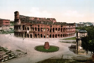 Rome. Uitzicht op het Colosseum