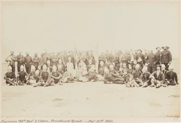 Overlevenden 94e Regt & Kleuren, Bronkhurst Spruit. - 20 dec 1880, Pretoria, Transvaal Oorlog (1880-1881), 5 april 1881