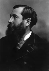 Portret van Leo Delibes. (1836 - 1891). Franse componist.