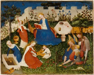 De kleine tuin van het paradijs, c.1410-20