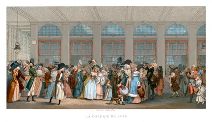 De Galerie de Bois, Parijs, 1787, 1885