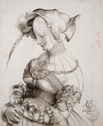 Prostituee in Halve Figuur, 1518