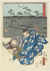 Akasaka, april 1855