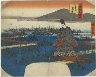 Ariwara no Narihira, begin 19e eeuw
