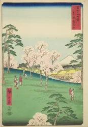 Asuka-heuvel in de oostelijke hoofdstad, uit de serie 