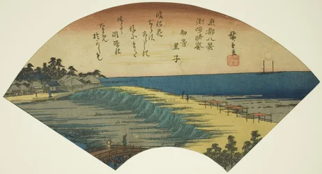 Opklaring bij Susaki (Susaki seiran), uit de serie "Acht Zichten van de Oostelijke Hoofdstad (Toto hakkei)"