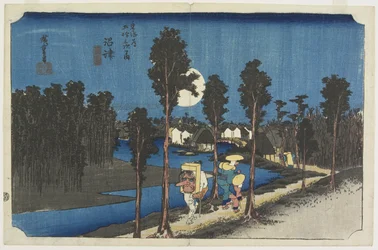 Schemeringsscène, Numazu, ca. 1833